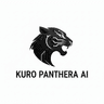 Kuro Panthera AI - Cybernetic Panther Logo